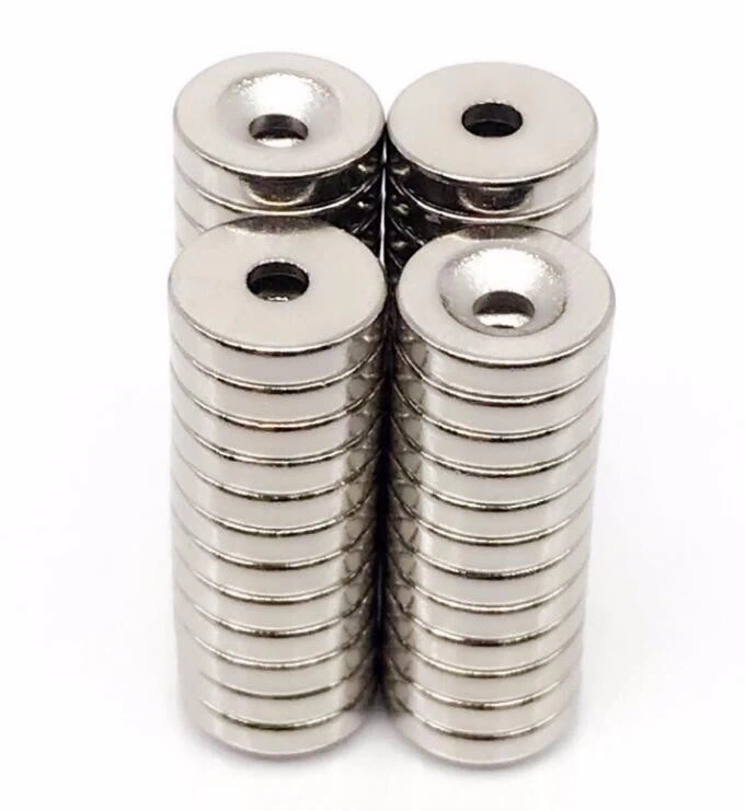 N35 Countersunk Rare Earth Magnets