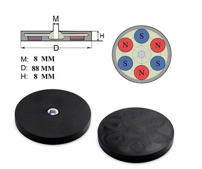 แรงสั่นสะเทือนที่แรงที่สุด-แม่เหล็กหม้อนีโอไดเมียมแบบหมาด ๆ